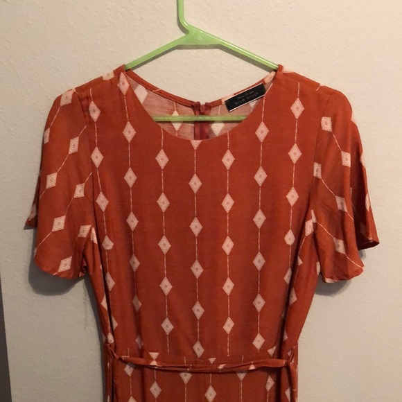Printed Orange Jumpsuit by Blue Blush - Picture 6 of 8